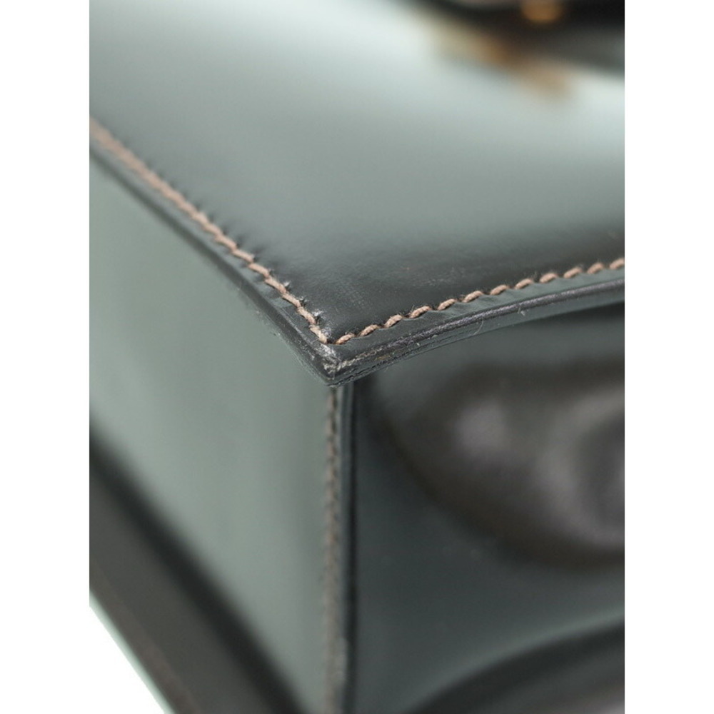 GUCCI Leather Handbag Leather Black - Picture 5 of 9